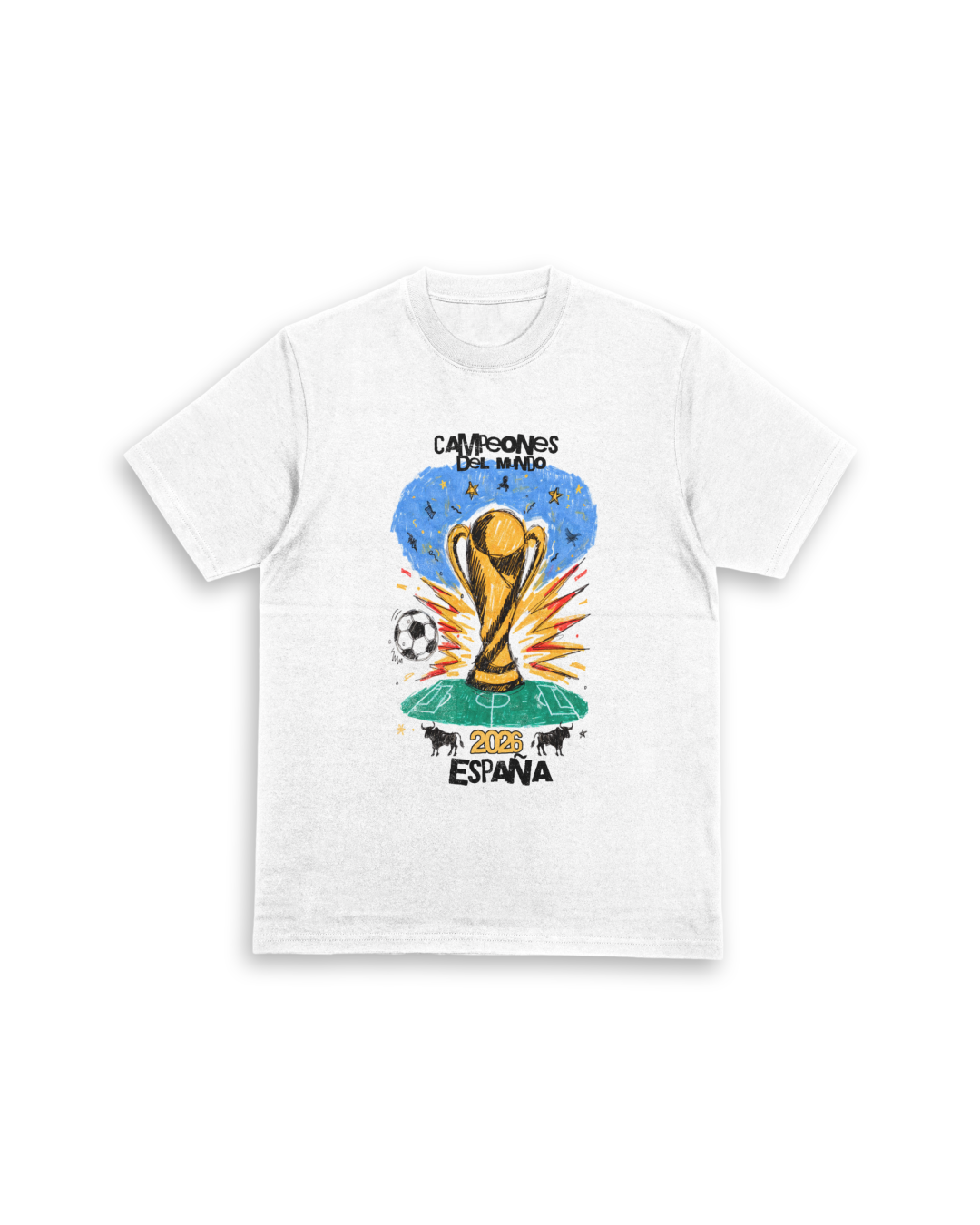 Camiseta Campeones del Mundo España 2026