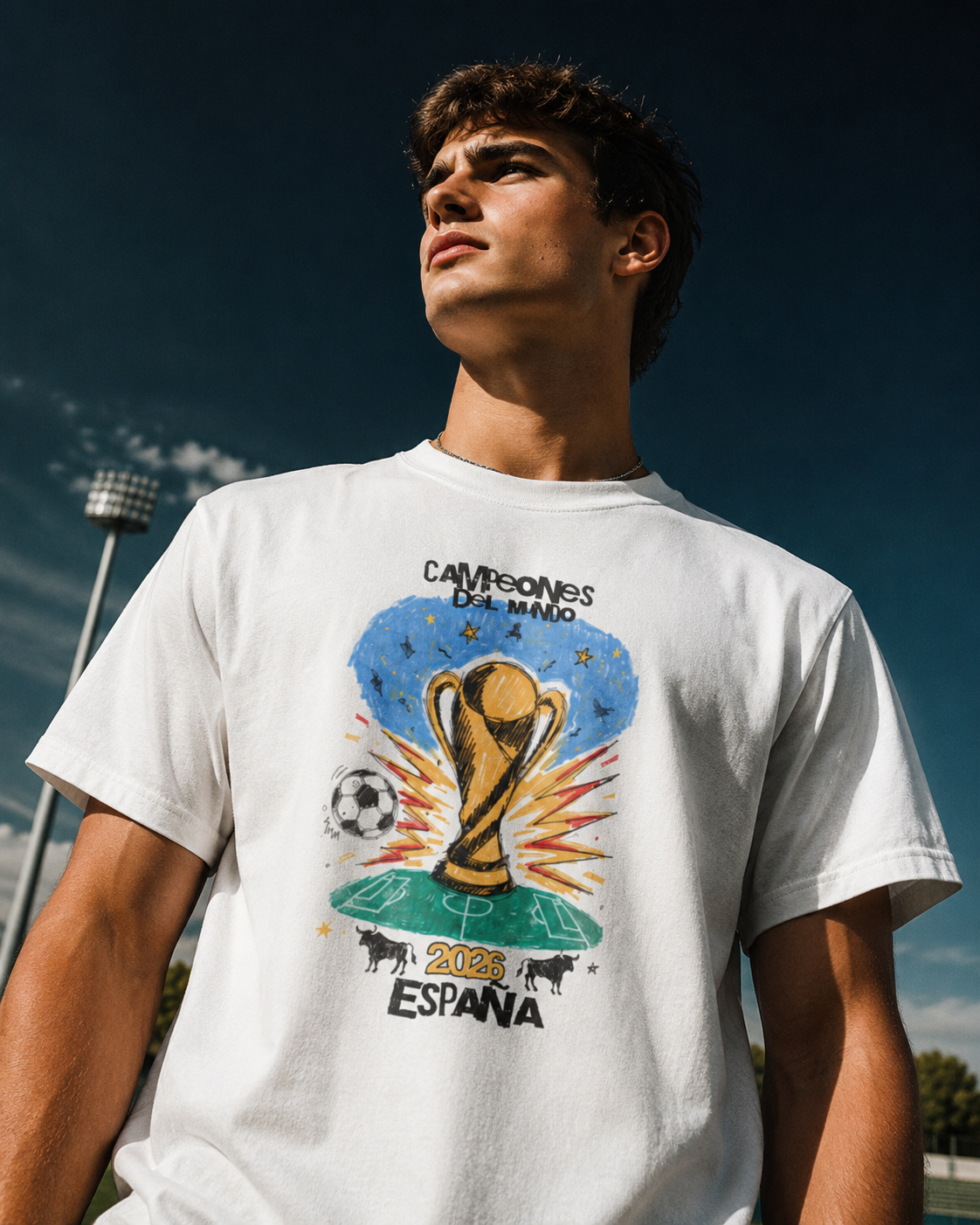 Camiseta Campeones del Mundo España 2026